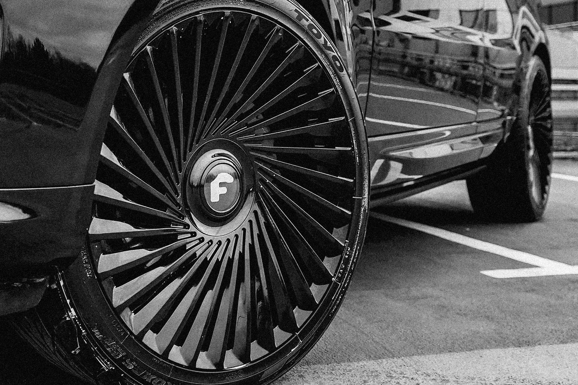 Forgiato wheel close-up