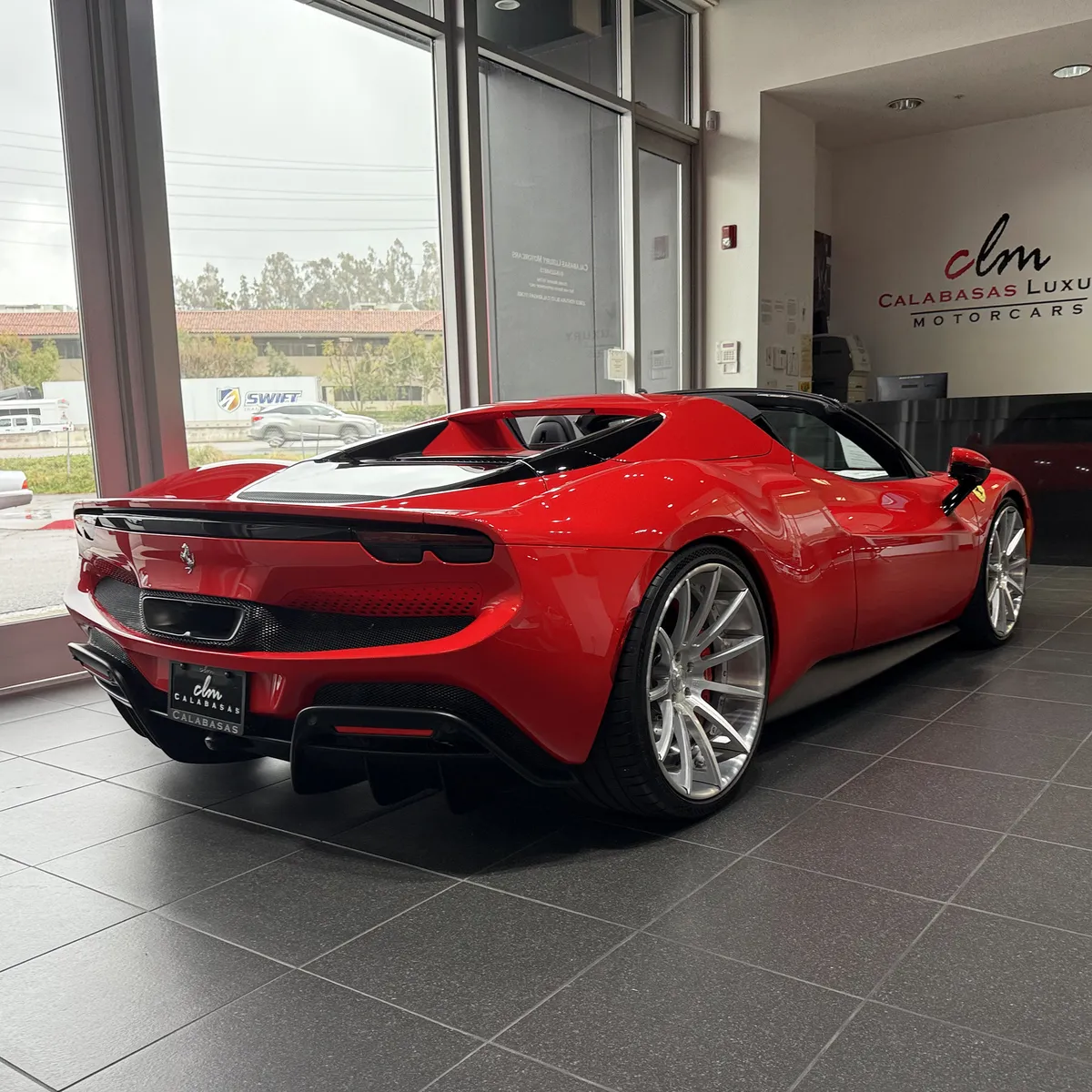 Ferrari 296 on Forgiato Undice-ECL wheels
