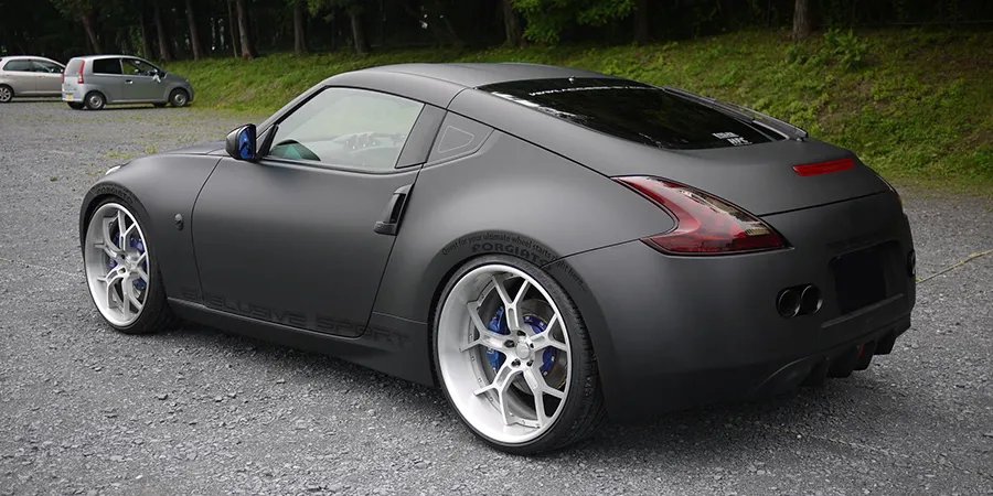 Nissan 370Z on Forgiato GTR wheels
