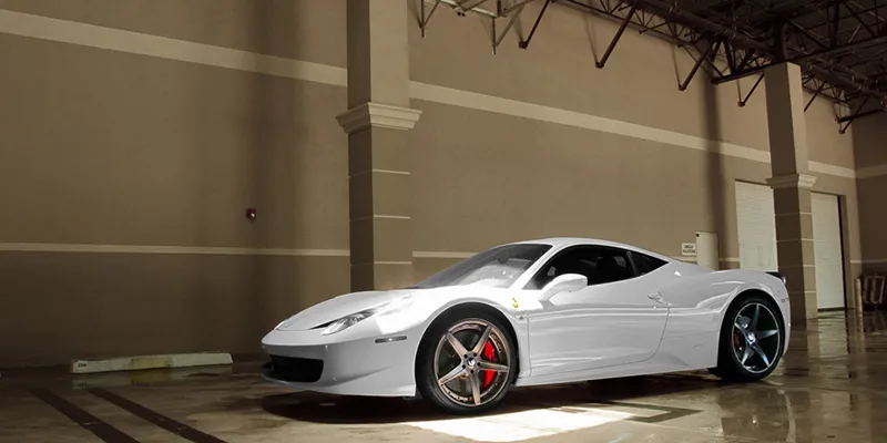 Ferrari 458 on Forgiato Italia-Aggio-ECL wheels