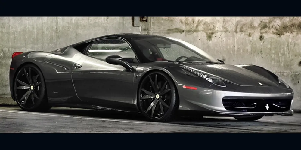 Ferrari 458 on Forgiato Italia-Aguzzo-M wheels