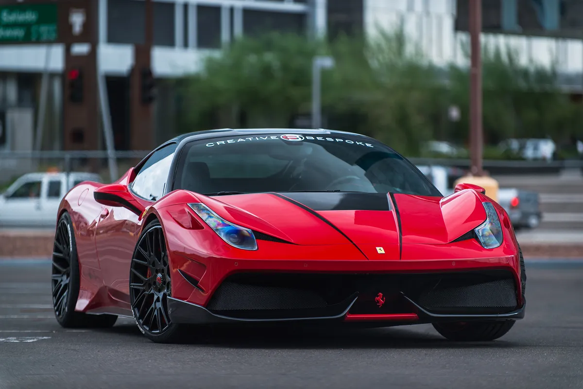 Ferrari 458 on Forgiato Italia-Fratello-ECL wheels