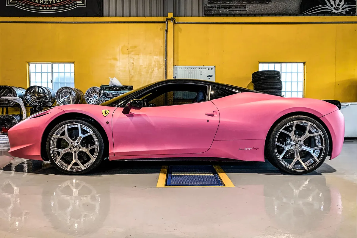 Ferrari 458 on Forgiato Italia-GTR wheels