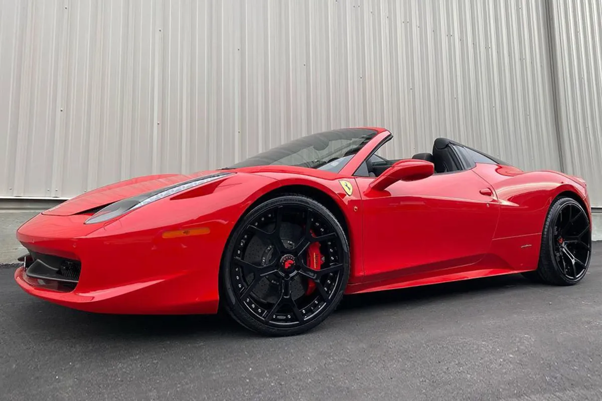 Ferrari 458 on Forgiato Italia-GTR-ECL wheels
