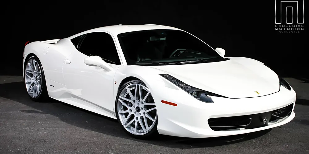Ferrari 458 on Forgiato Italia-Maglia wheels