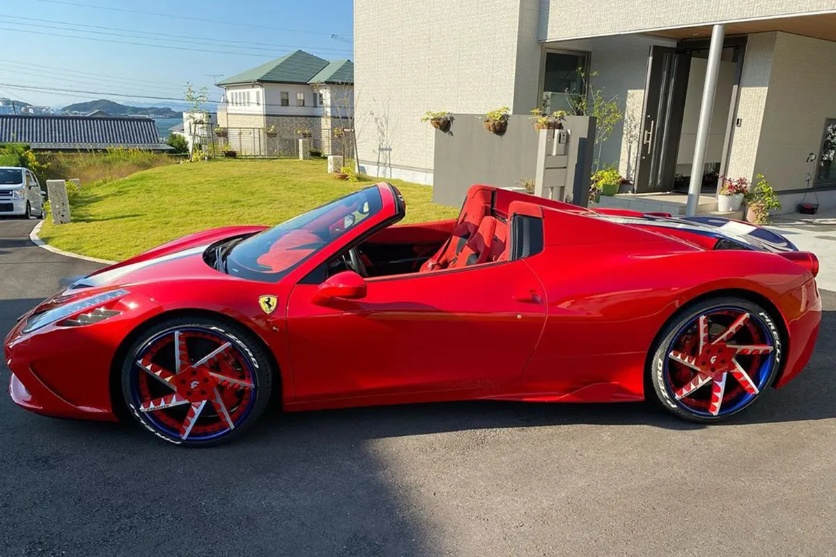 Ferrari 458 on Forgiato Italia-N wheels