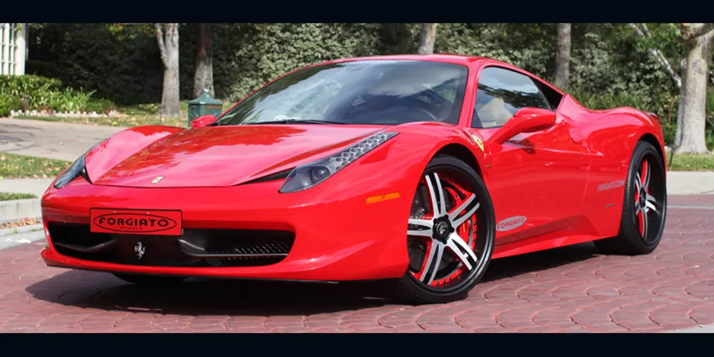 Ferrari 458 on Forgiato Italia-Pianura wheels