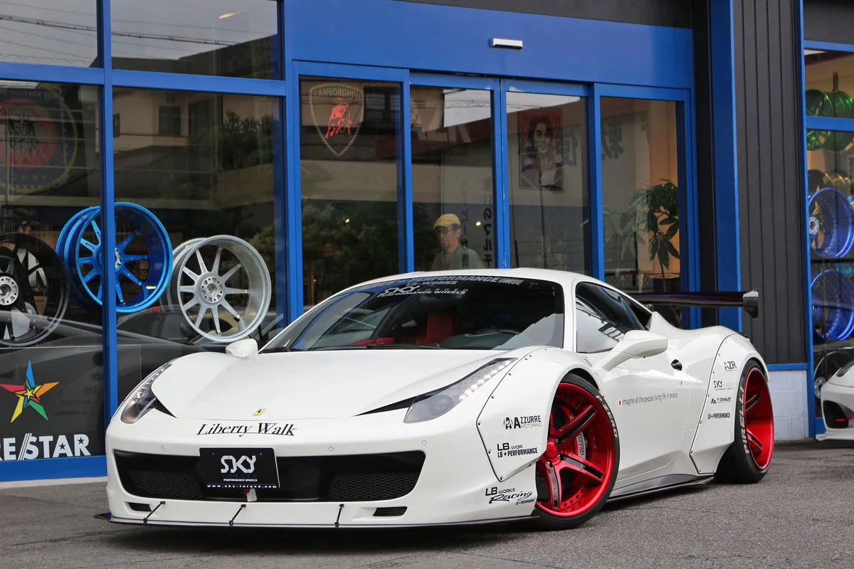 Ferrari 458 on Forgiato Italia-S201 wheels
