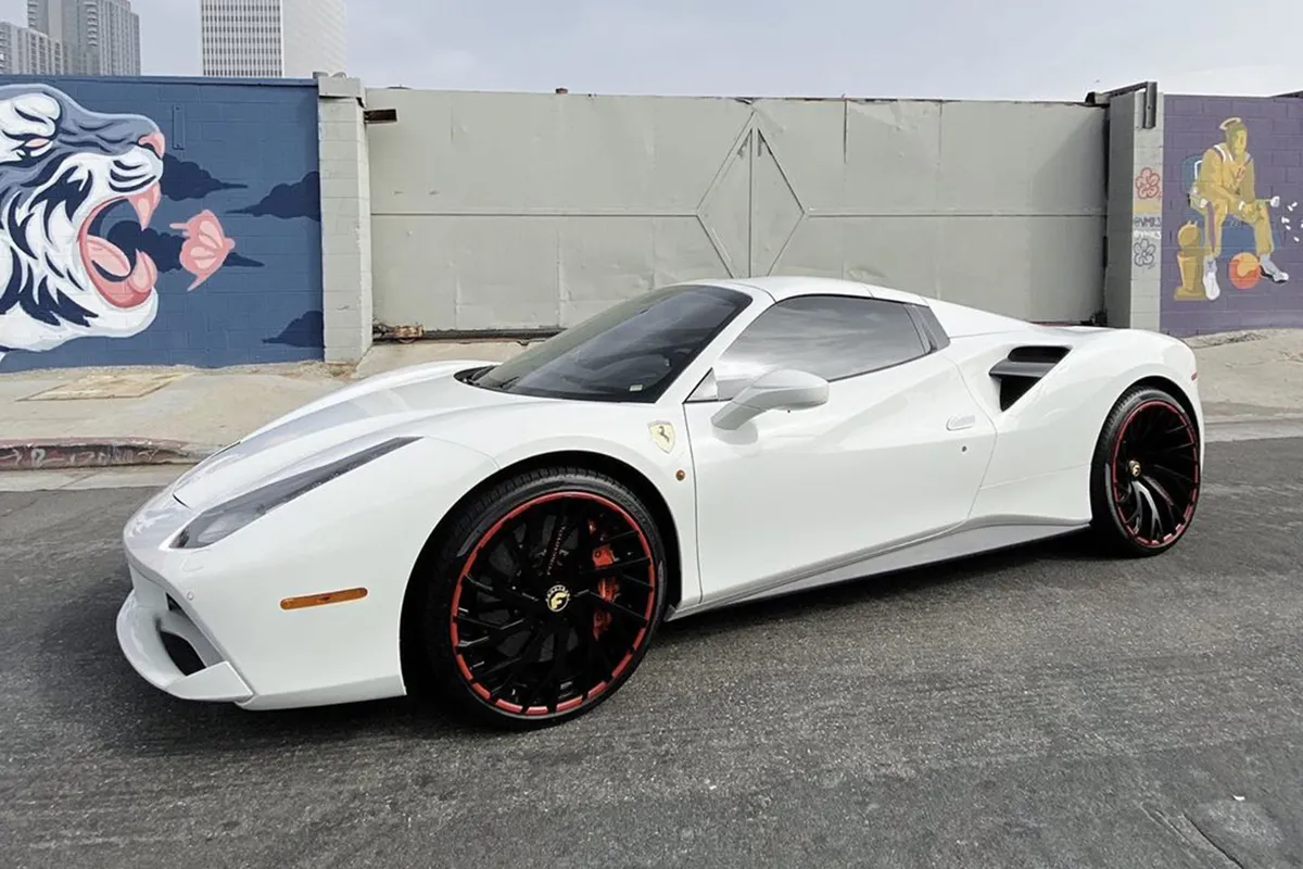 Ferrari 458 on Forgiato Italia-Sincro-ECL wheels