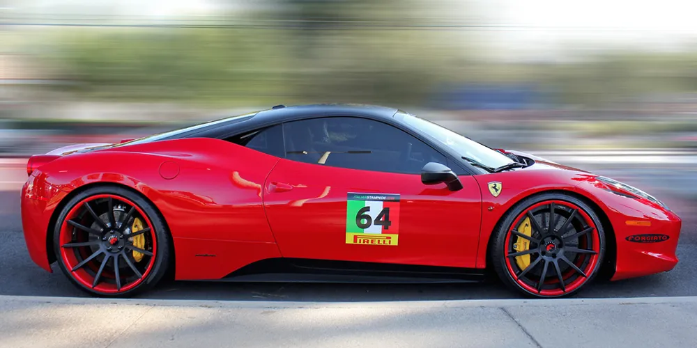 Ferrari 458 on Forgiato Italia-Undice-ECL wheels