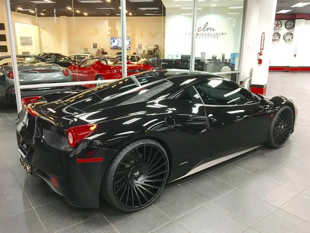 Ferrari 458 on Forgiato Italia-Ventoso-ECL wheels