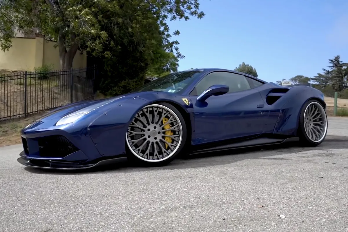 Ferrari 488 on Forgiato NB6-ECL wheels