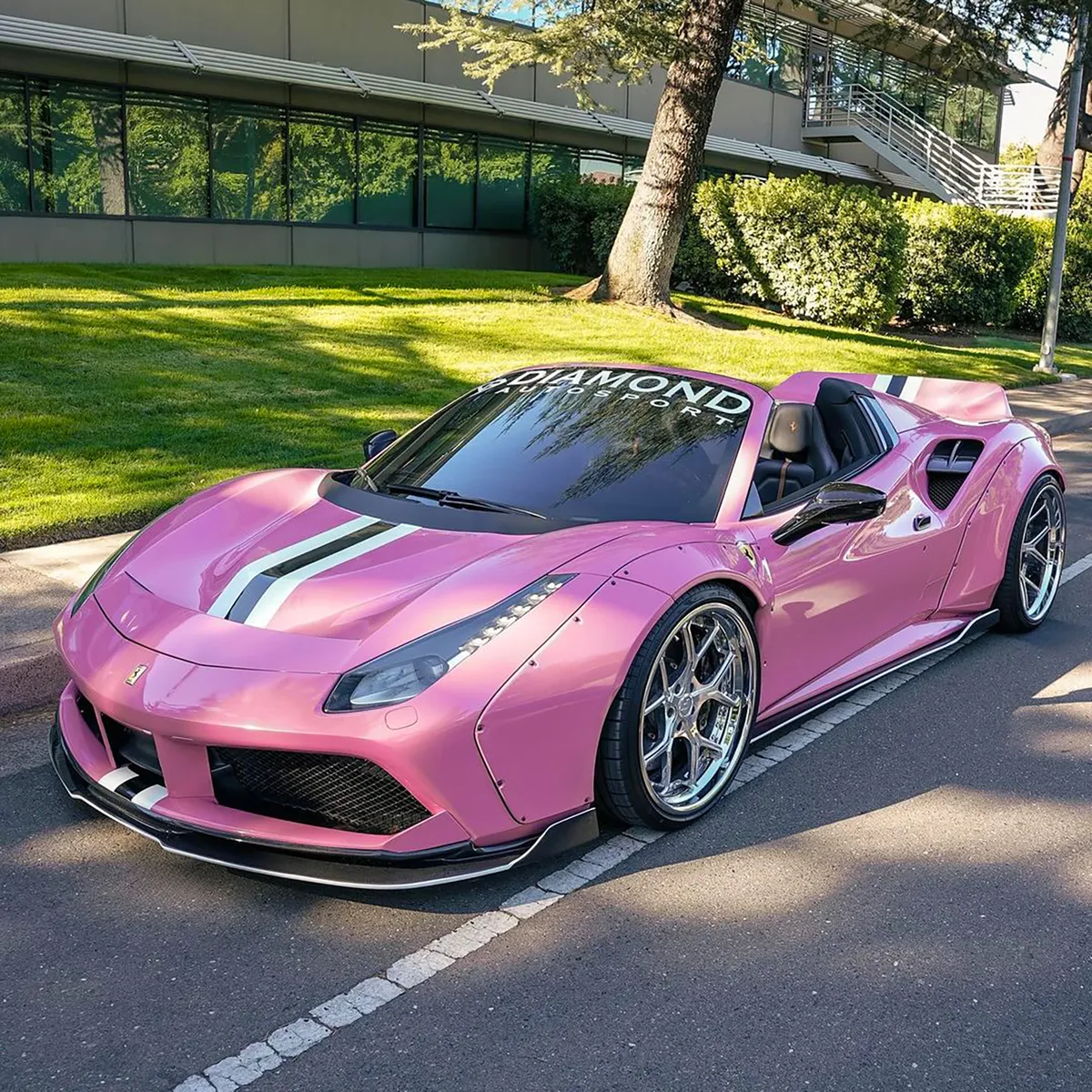 Ferrari 488 on Forgiato Quadri-ECL wheels