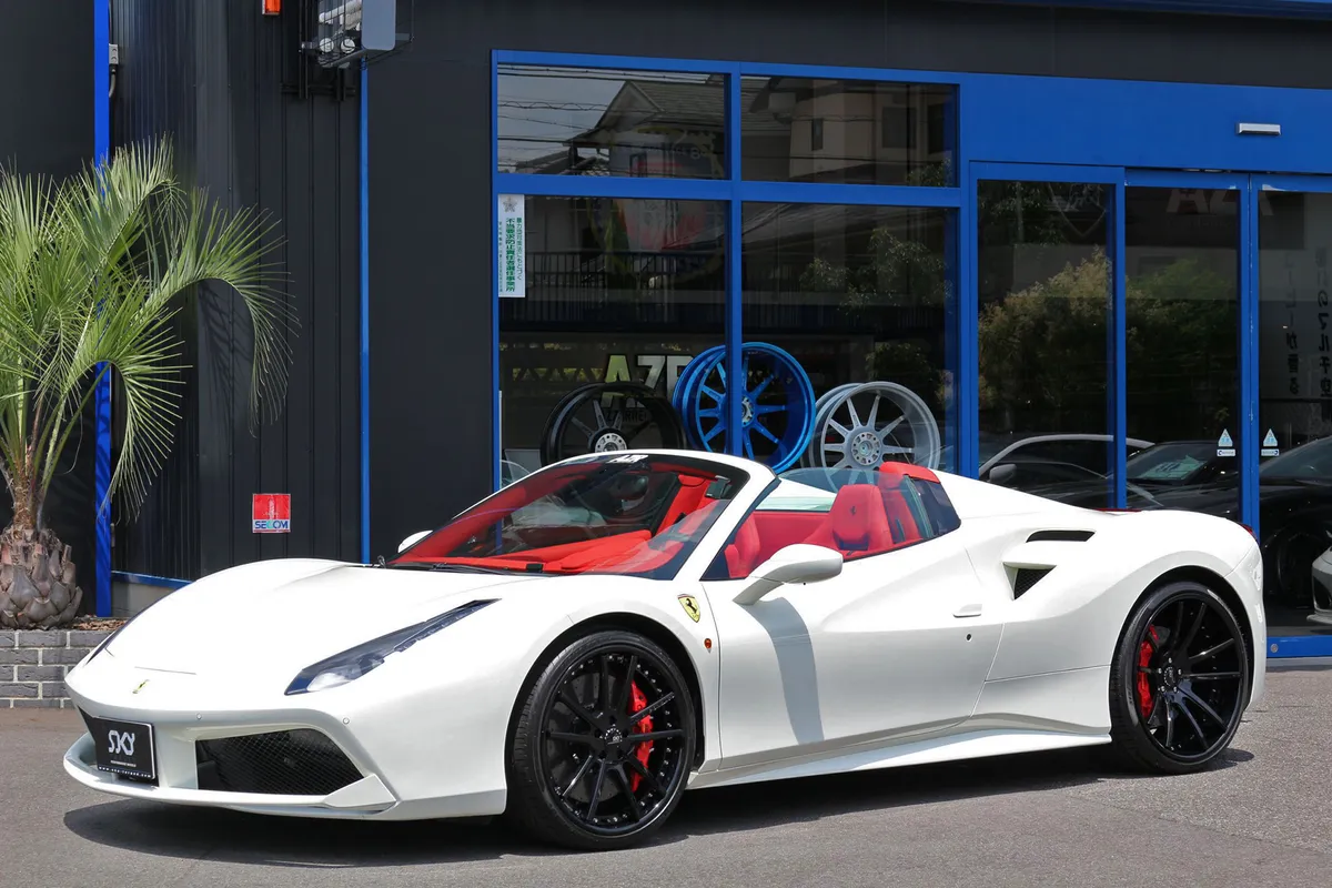 Ferrari 488 on Forgiato S204 wheels