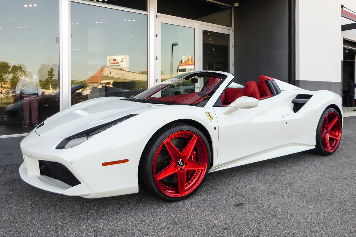Ferrari 488 on Forgiato Tec 2.6 wheels