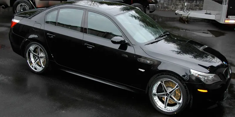 BMW 5 Series on Forgiato Martellato wheels