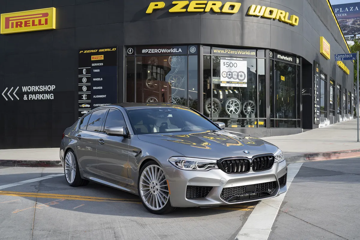 BMW 5 Series on Forgiato Tec Mono 1.1 wheels