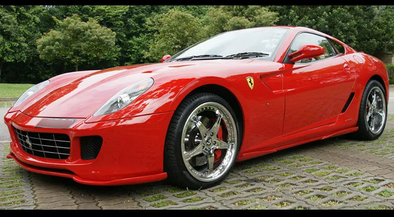 Ferrari 599 on Forgiato Martellato wheels