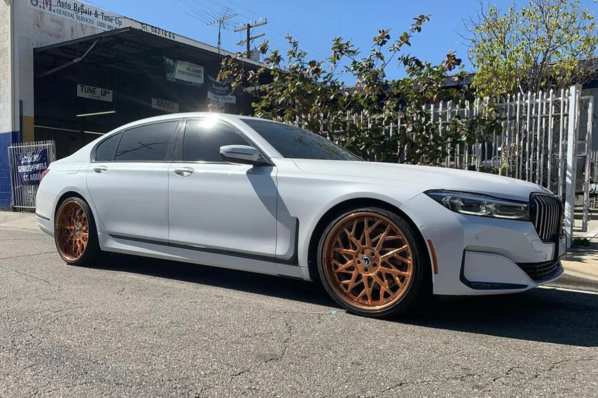 BMW 7 Series on Forgiato Blocco wheels