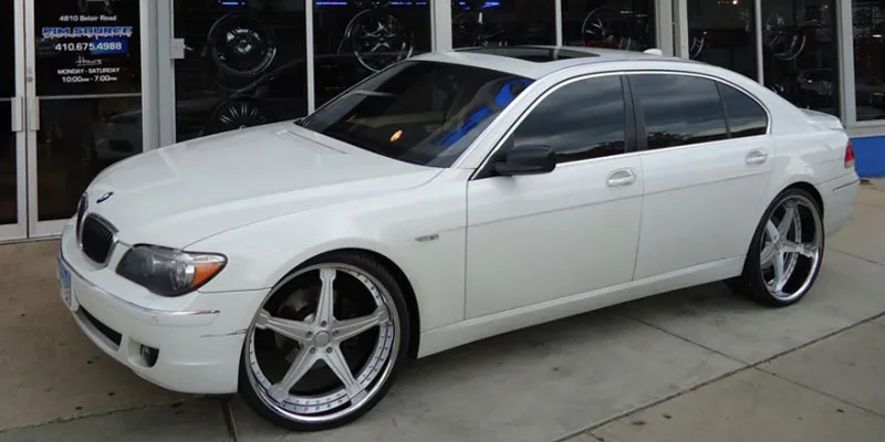 BMW 7 Series on Forgiato Martellato wheels