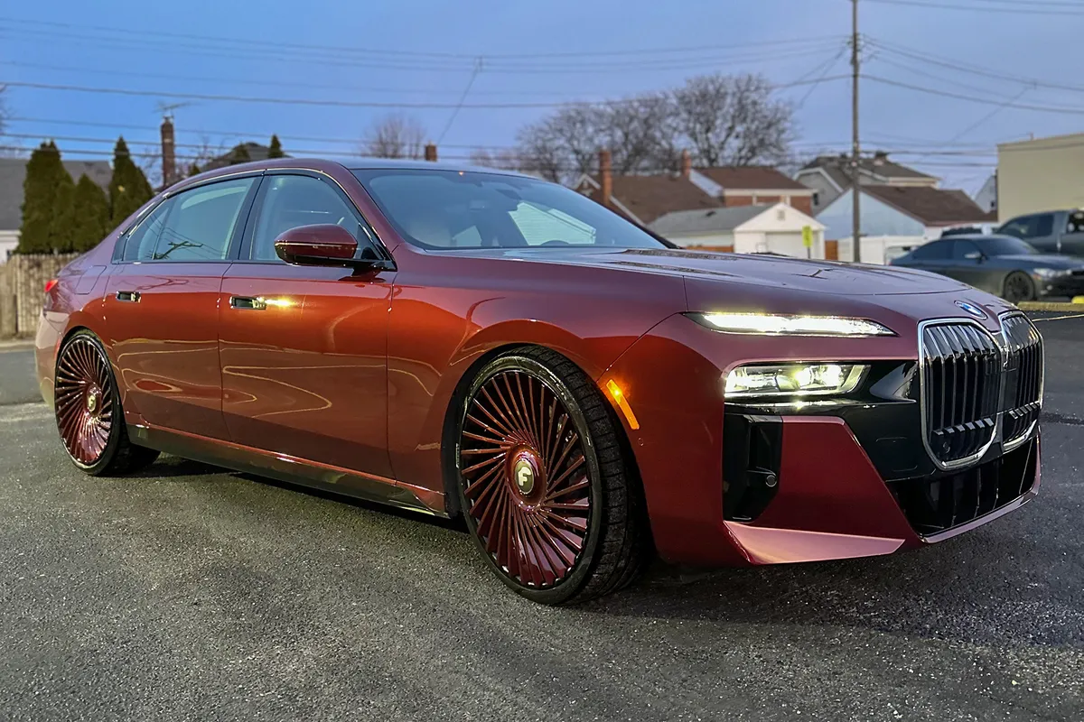 BMW 7 Series on Forgiato Twisted Trimestre-ECL wheels