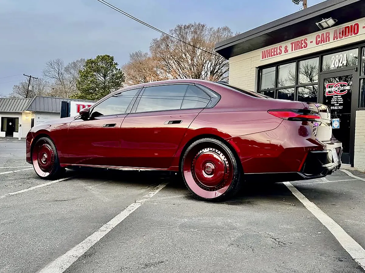 BMW 7Series on Forgiato Blank Slant wheels
