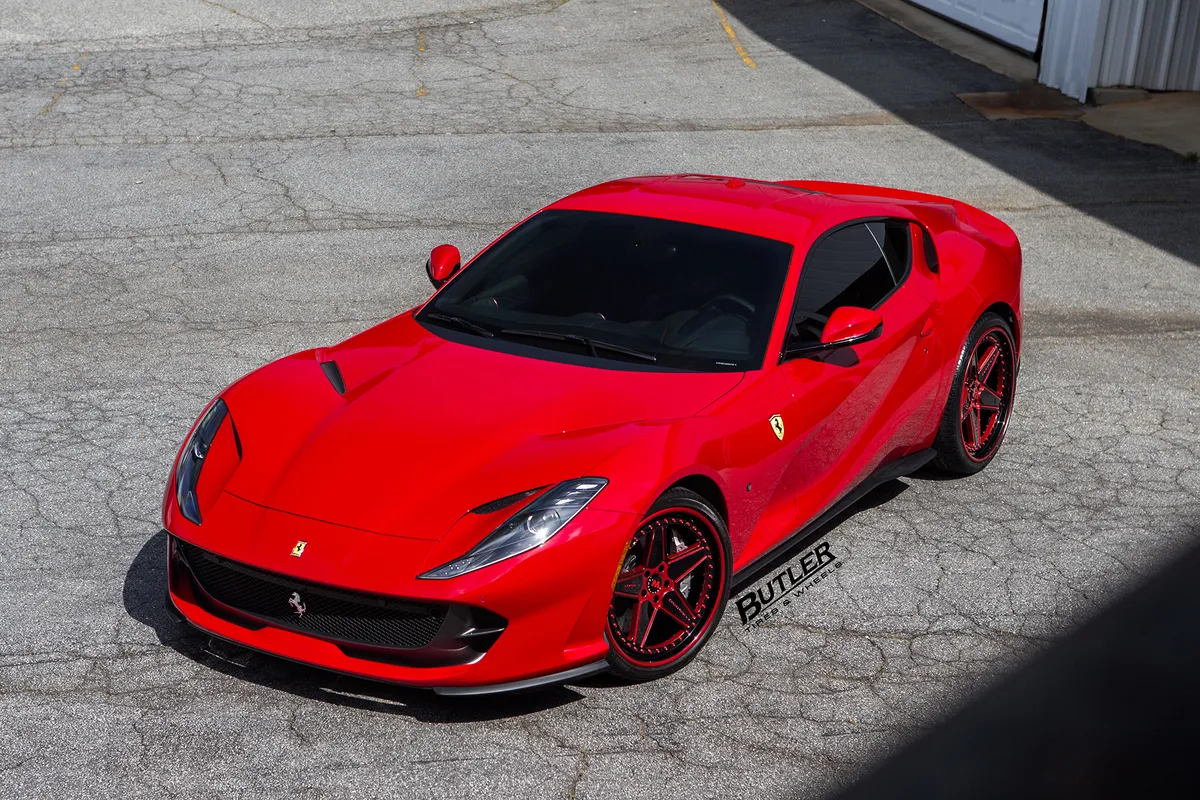 Ferrari 812 on Forgiato FV1-FF wheels