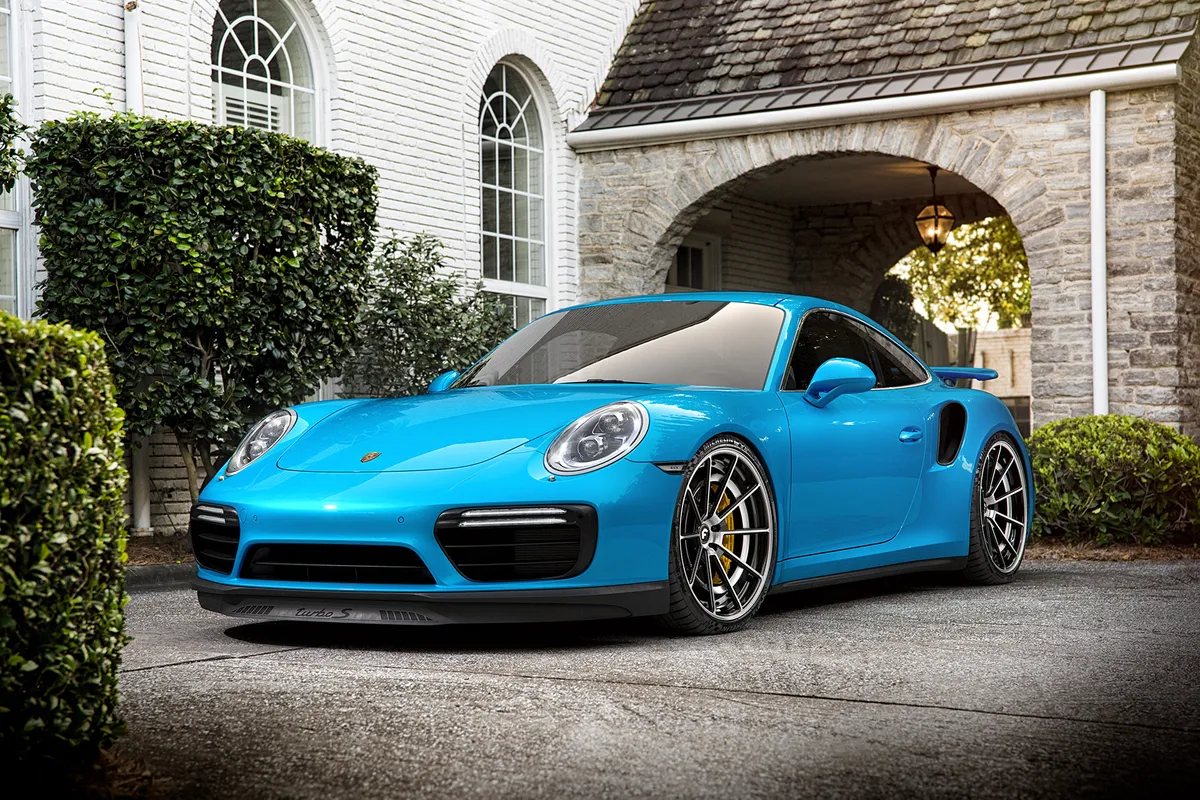 Porsche 911 on Forgiato Tec 2.4-R wheels