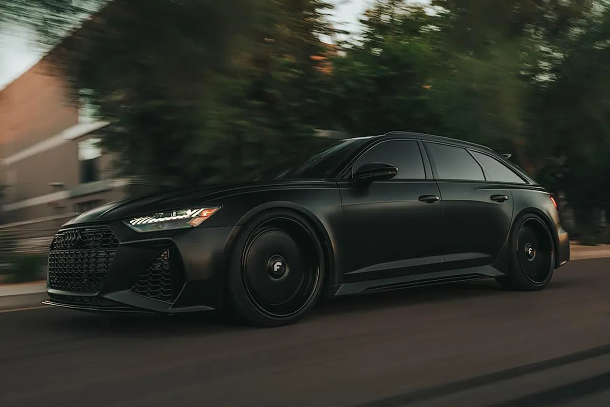 Audi A6 on Forgiato Twisted Maglia-RA wheels
