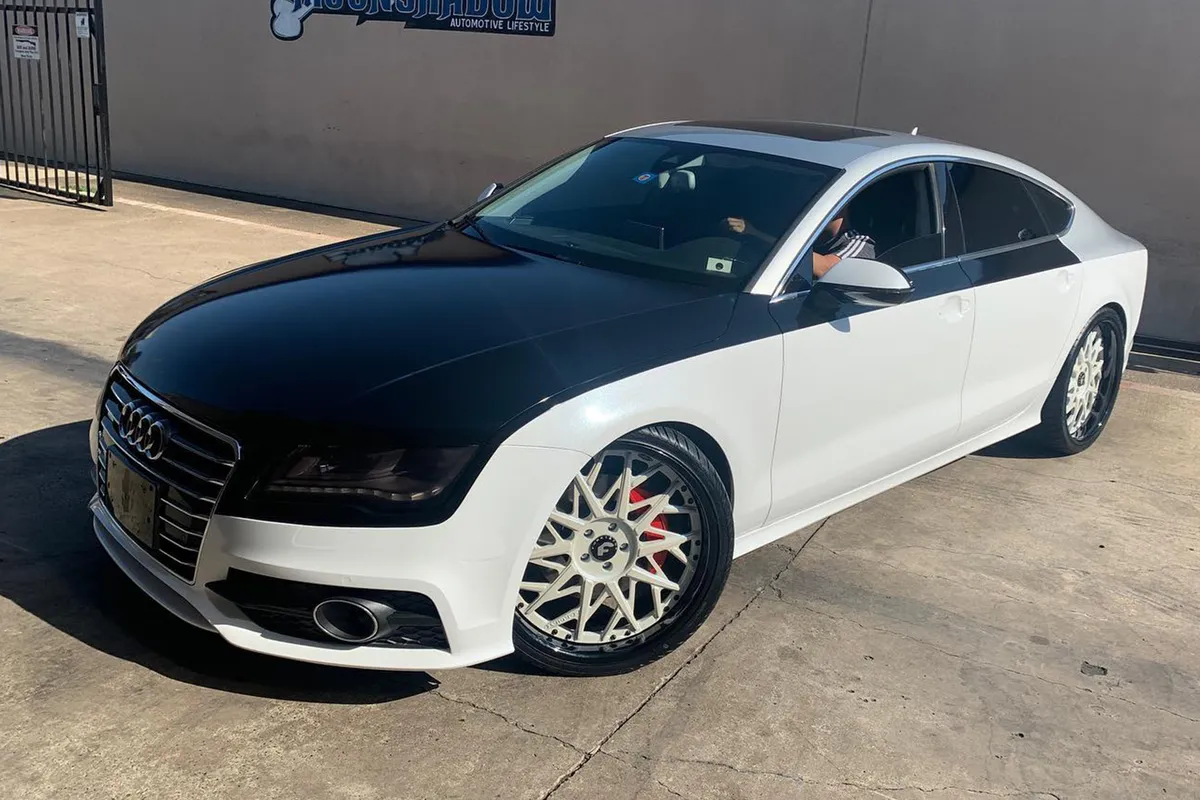 Audi A7 on Forgiato Blocco wheels