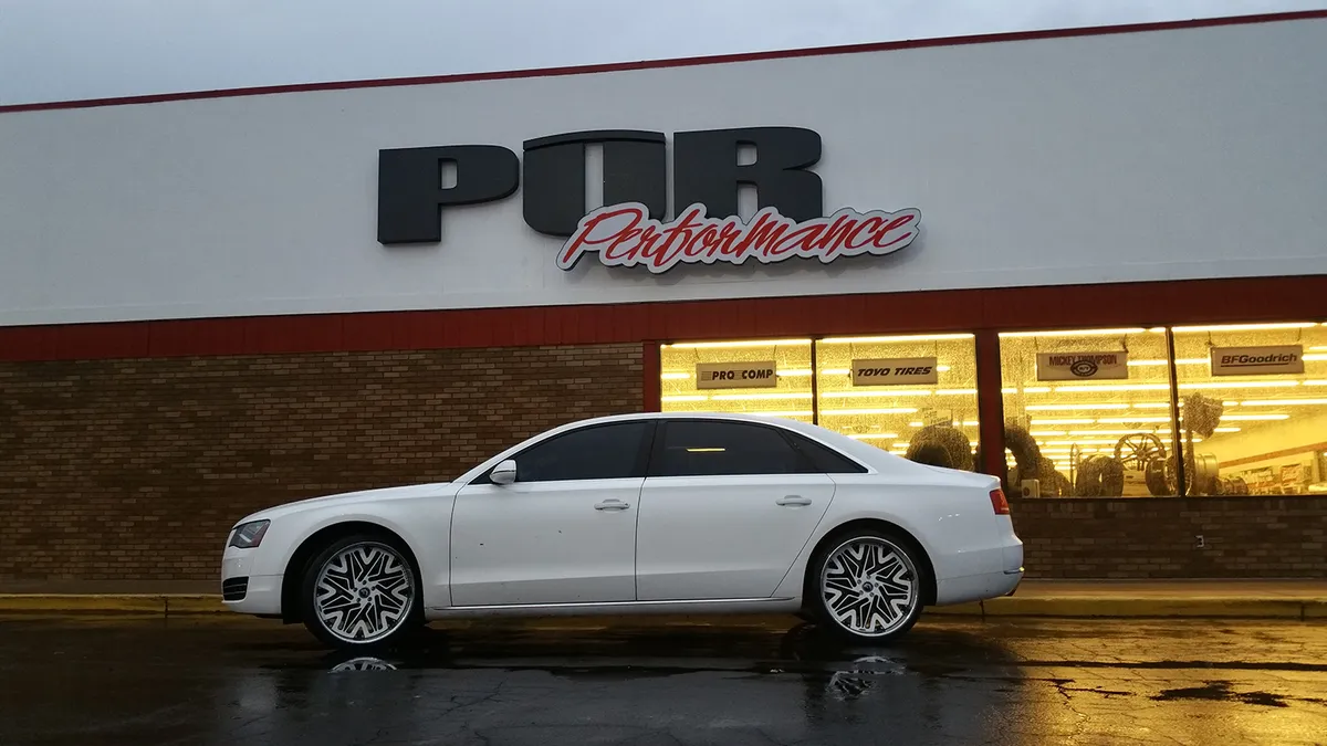 Audi A8 on Forgiato Attivo L wheels