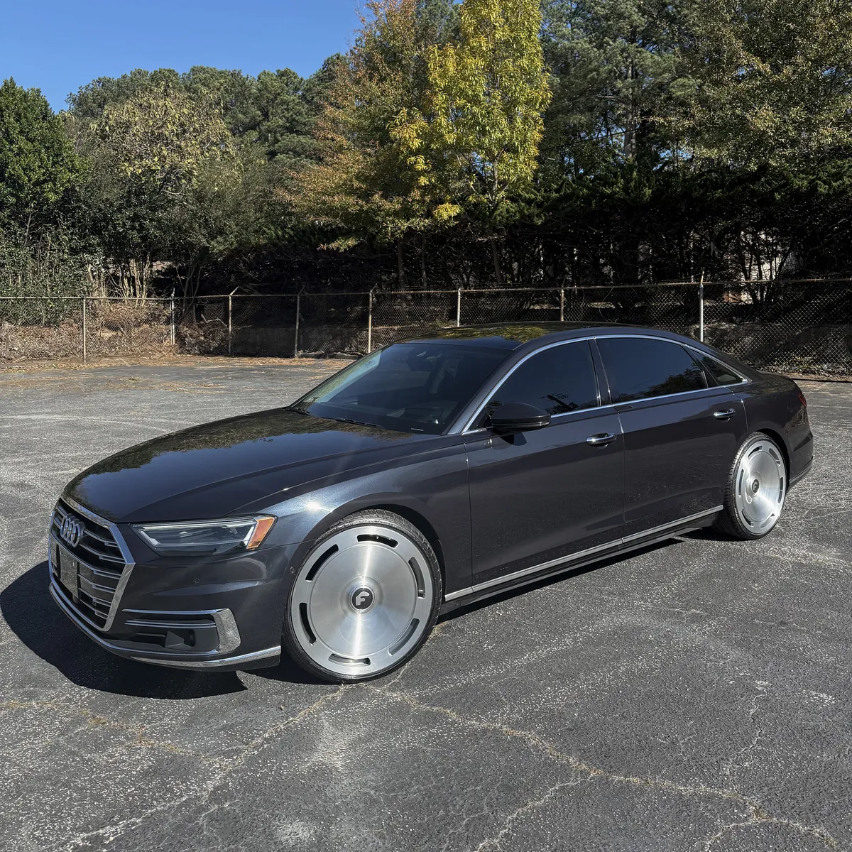 Audi A8 on Forgiato Blank-RA-M wheels