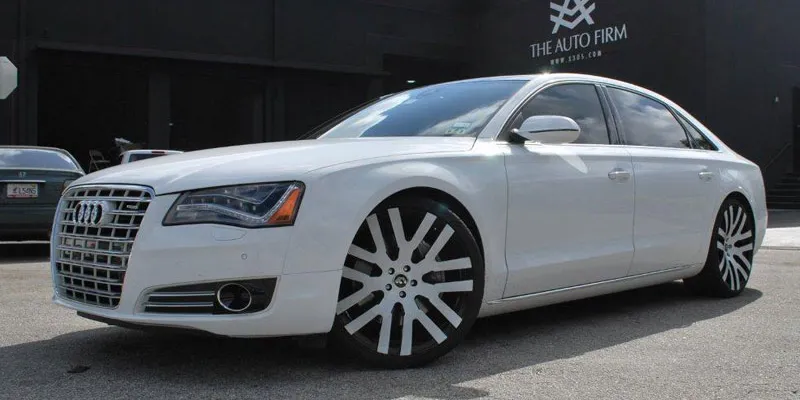 Audi A8 on Forgiato Dito wheels