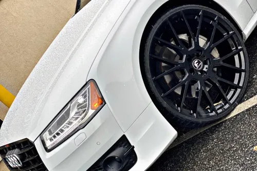Audi A8 on Forgiato Flow 001 wheels