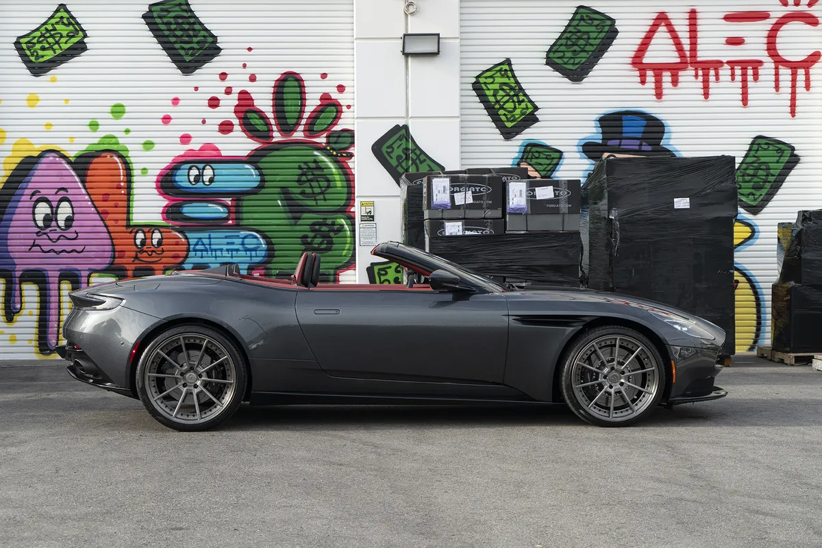 Aston Martin Aston Martin DB9 on Forgiato Tec 2.4 wheels