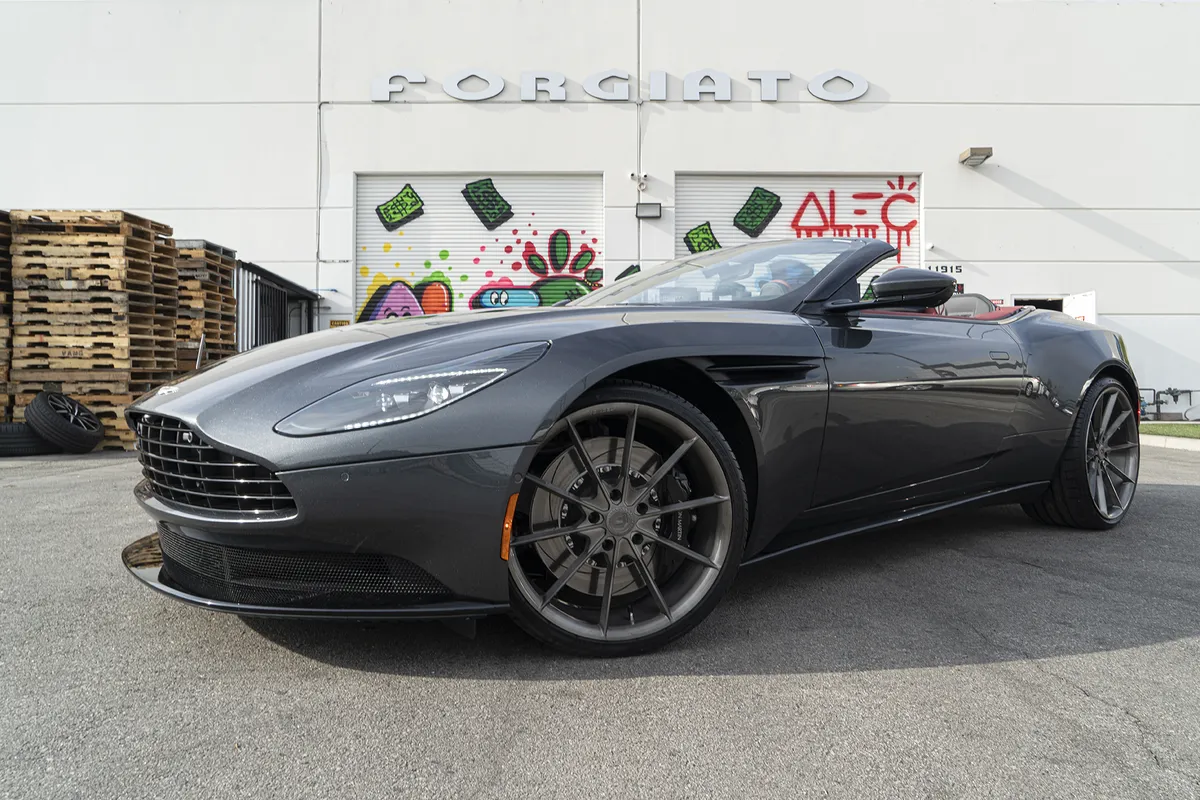 Aston Martin Aston Martin DB9 on Forgiato Tec Mono 1.3 wheels