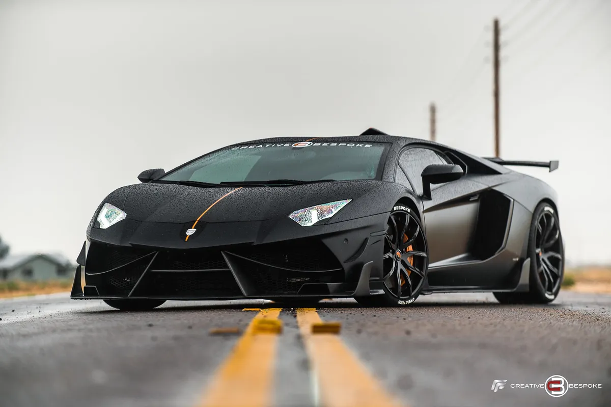 Lamborghini Aventador on Forgiato Formato-ECL wheels