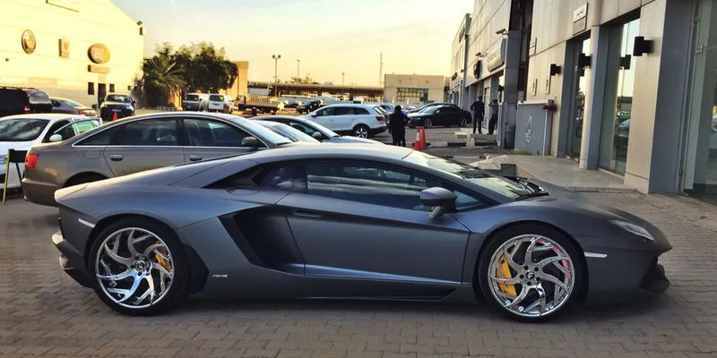 Lamborghini Aventador on Forgiato Girare-ECL wheels