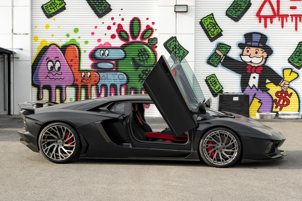 Lamborghini Aventador on Forgiato Sincro-ECL wheels
