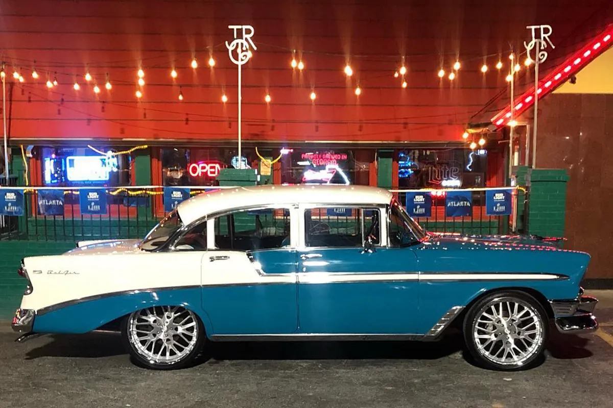 Chevrolet Belair on Forgiato Fratello wheels