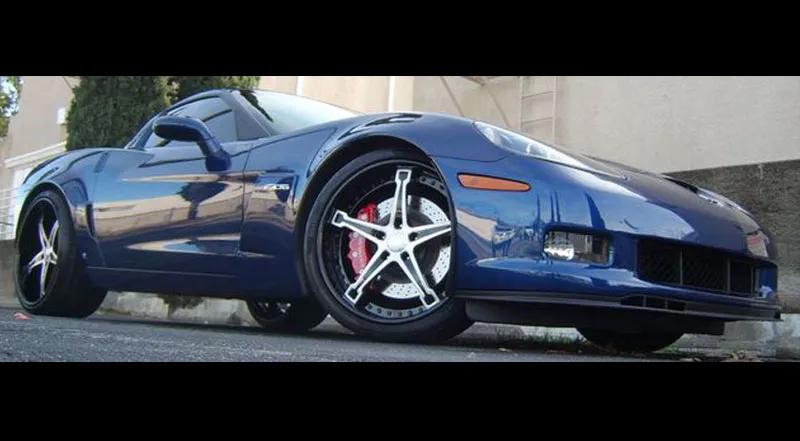 Chevrolet C6 on Forgiato Martellato wheels