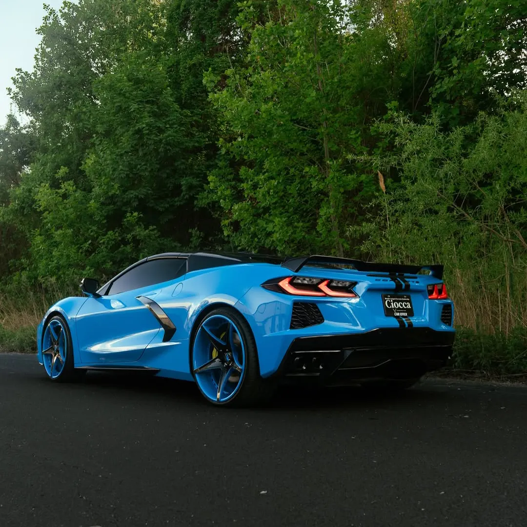 Chevrolet C8 on Forgiato 3 wheels