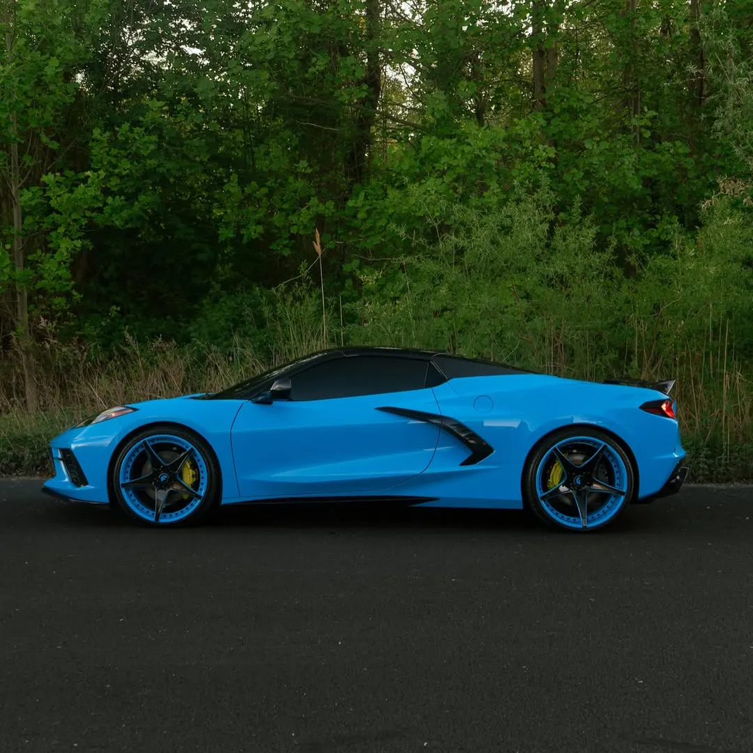 Chevrolet C8 on Forgiato 6 wheels