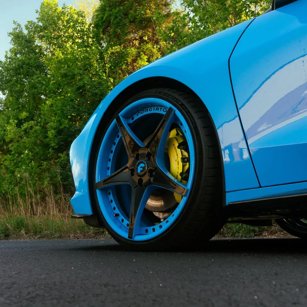 Chevrolet C8 on Forgiato 7 wheels