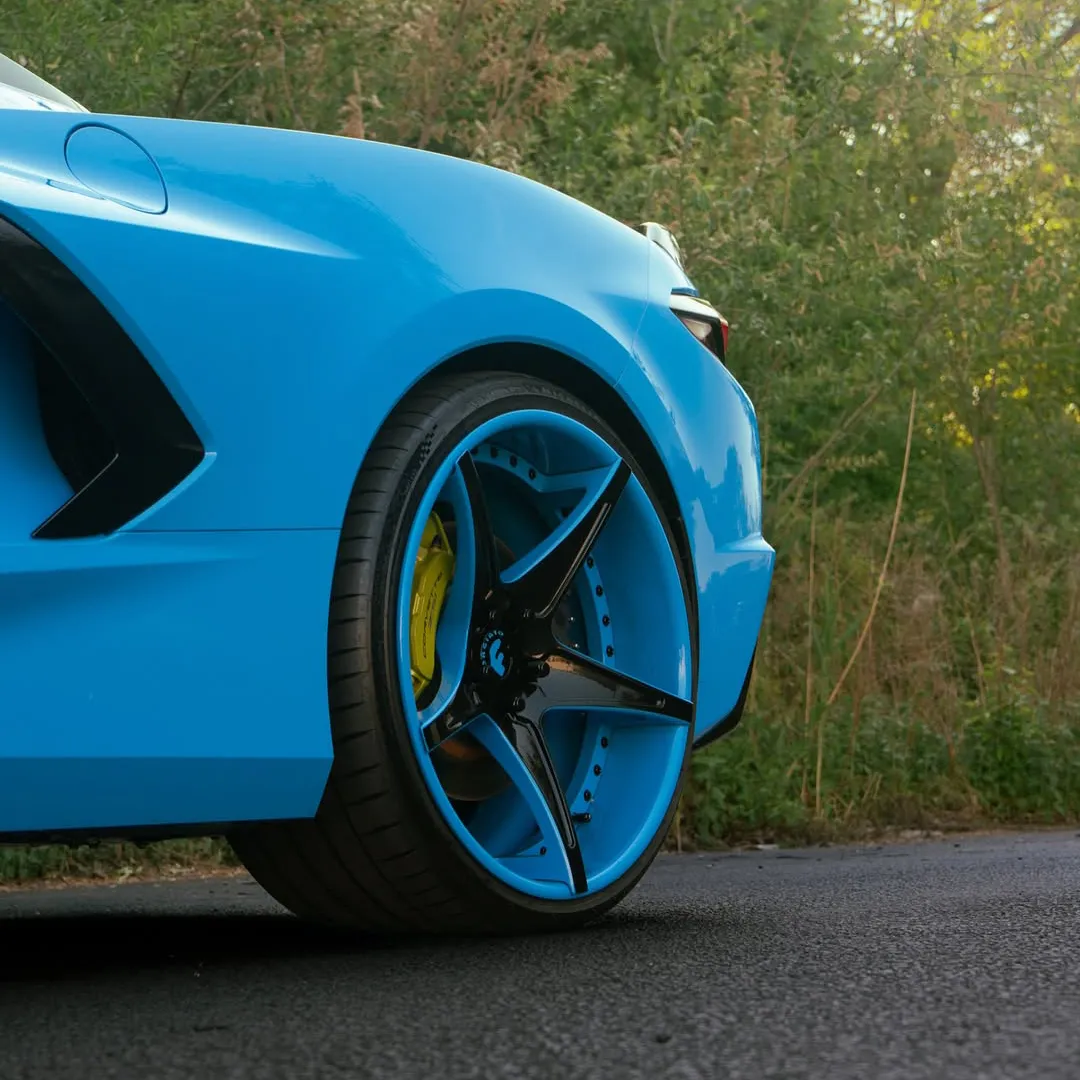 Chevrolet C8 on Forgiato 8 wheels