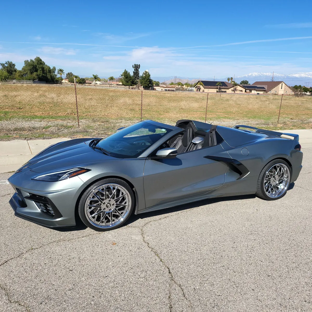 Chevrolet C8 on Forgiato Blocco wheels