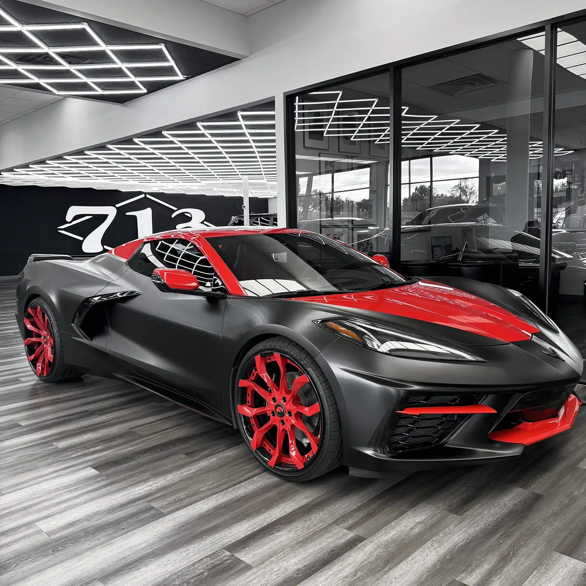 Chevrolet C8 on Forgiato F2 16 Ecl wheels