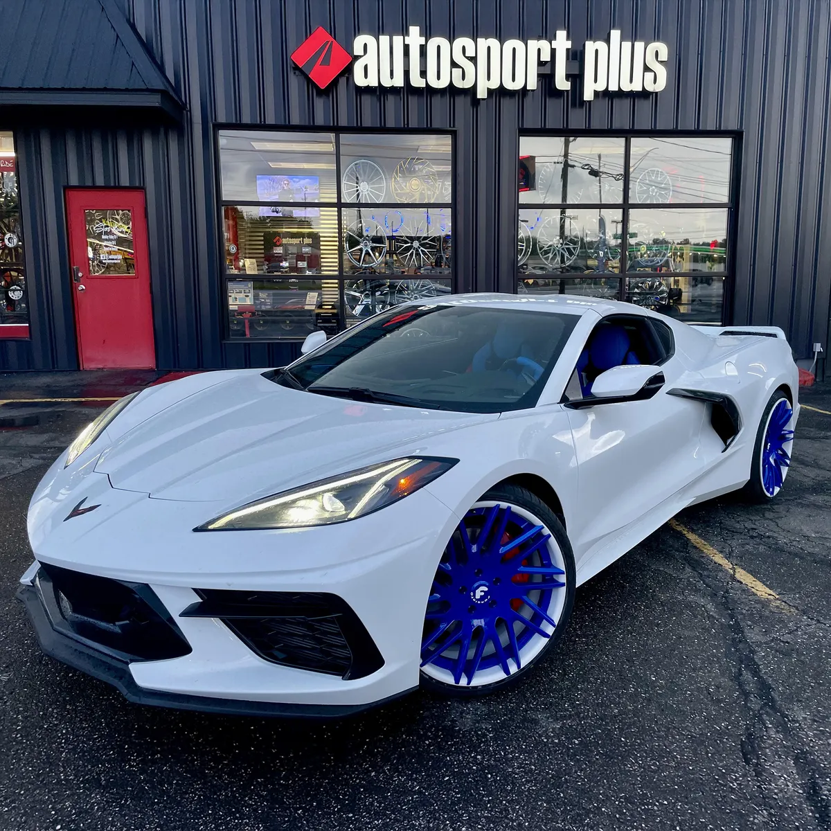 Chevrolet C8 on Forgiato Tec wheels