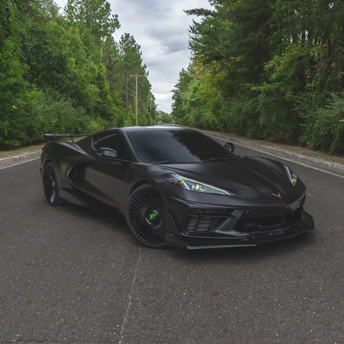 Chevrolet C8 on Forgiato Trimestre-ECL wheels