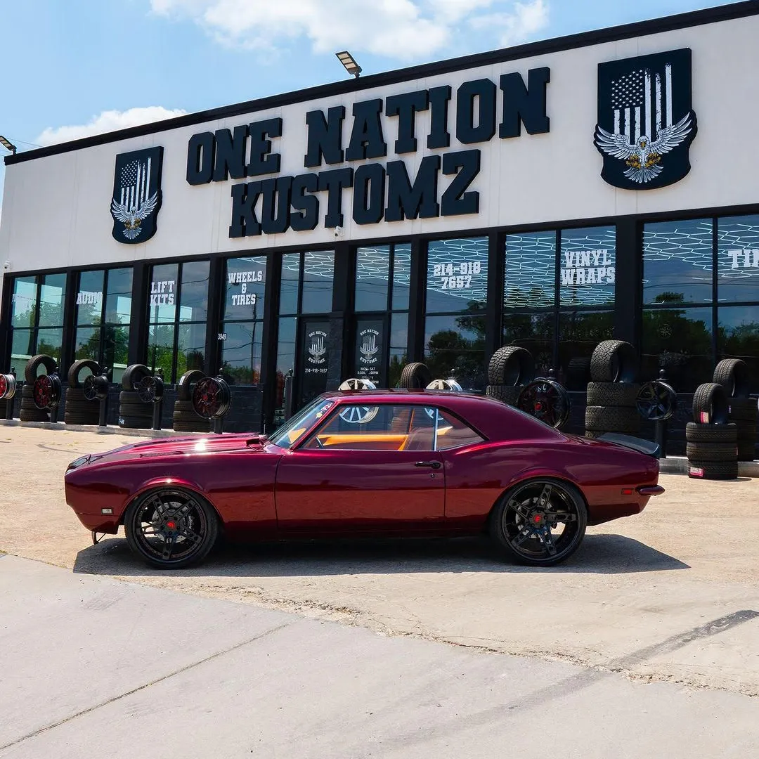 Chevrolet Camaro on Forgiato Affilato Ecl Cut Spoke wheels